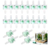 GAOUTO 20 unidades de bomba de agua para acuario, filtro de manguera de silicona, válvula antirretorno de 4 mm, manguera de limpieza, filtración de oxígeno, accesorios para estanque de peces, aceite