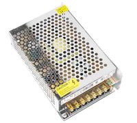 GAOUTO 5V Fuente de Alimentación: Fuente Conmutada 12V 10A 120W, Adaptador Transformador para Tiras LED, Sistemas de Seguridad (Universal, Negro)