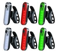 GAOUTO 6 luces LED de navegación para barcos, USB, 3 modos intermitentes, carga, kayak, luces traseras