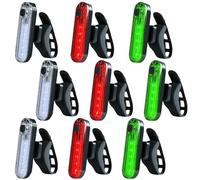 GAOUTO 9 luces LED de navegación para barcos, 3 tipos de modo intermitente, luces de carga USB, para kayak, barco, barco, con cable de datos USB, luces de navegación para kayak, barco, yate