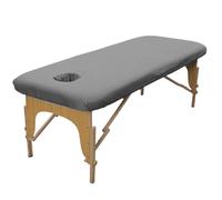 GAOUTO Funda para camilla de masaje: 80 x 190 cm, funda elástica para camilla de masaje, resistente al aceite, funda de edredón lavable con agujero, mesa de masaje elástica, funda para mesas de