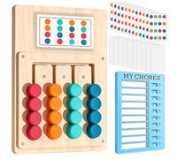 GAOUTO Juegos para los enfermos de demencia, 12 cartas juegos de madera de demencia, empleo de madera, empleo de demencia, empleo de memoria de color, empleo de personas mayores, regalos de