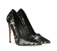 GAOword Tacones Altos 12 Cm / 4,72 Pulgadas Tacones Altos Puntiagudos Tacones Altos Puntiagudos para Mujer Vestido De Noche para Mujer Baile De Graduación,Negro,45 EU