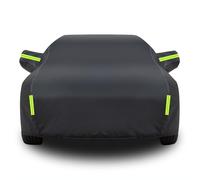 Gaoxianglin Funda Coche Cubierta de Coche Exterior Cubre Coches Transpirable para & Co 01, Impermeable Cubierta de Garaje Completa Lluvia y Protección(Black,para & Co 01)