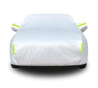 Gaoxianglin Funda Coche Exterior para Ligier JS50, Antigranizo Impermeable Transpirable Resistente,Resistente Al Polvo Lluvia Nieve Rasguño(Silver,para Ligier JS50)