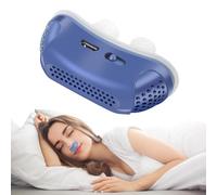 GAOXIAO CPAP Maquina Apnea del Sueño Portatil, Dispositivo Antironquidos Transpirable para Hombres y Mujeres Solución Eficaz para Dejar de Roncar Mejora la Calidad del Sueño Blue