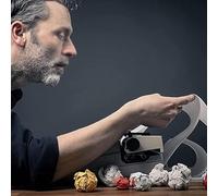 GAOXIAO Máquina de Escribir Antigua, Máquina de Escribir Manual a la Antigua Retro, Inglesa Manual Portátil Tradicional, Máquina de Escribir Vintage para un Flujo Nostálgico White