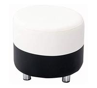 GAOXIONG Reposapiés otomano, Taburete pequeño para sofá, Taburete Redondo de Piel sintética, Taburete de tocador, reposapiés Infantil para Sala de Estar, 9 Colores (Color: F, tamaño: 42 x 35 cm)
