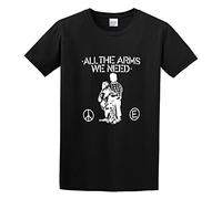 GAOYEA All The Arms We Need Graphic Unisex 100% Cotton Short-Sleeve T-Shirts Black XXXL