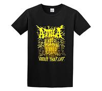 GAOYEA Attila About That Life Unisex 100% Cotton Short-Sleeve T-Shirts Black XXXL