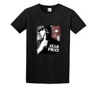 GAOYEA Brand Clothesprinting Machine Men Popular Printing Sean Price Unisex 100% Cotton Short-Sleeve T-Shirts Black L