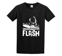 GAOYEA Grandmaster Flash Graphic Top Unisex 100% Cotton Short-Sleeve T-Shirts Black XL