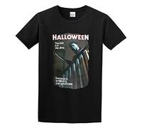 GAOYEA Halloween One Good Scare Funny Top Unisex 100% Cotton Short-Sleeve T-Shirts Black XL
