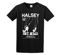 GAOYEA Halsey Hot Mess Funny Top Unisex 100% Cotton Short-Sleeve T-Shirts Black S