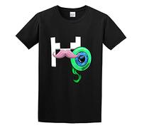 GAOYEA Jacksepticeye Markiplier Funny Duo Logo Funny Top Unisex 100% Cotton Short-Sleeve T-Shirts Black XXL