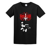 GAOYEA Marduk F*** Me Jesus Funny Top Unisex 100% Cotton Short-Sleeve T-Shirts Black XL
