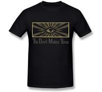 GAOYEA Men's The Devil Makes Three Unisex 100% Cotton Short-Sleeve T-Shirts Black M