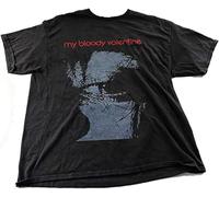 GAOYEA My Bloody Valentine Vintage Unisex 100% Cotton Short-Sleeve T-Shirts Black L