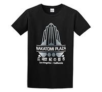 GAOYEA Nakatomi Plaza Die Hard Movie Unisex 100% Cotton Short-Sleeve T-Shirts Black M
