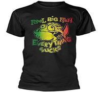GAOYEA Reel Big Fish Everything Sucks Unisex 100% Cotton Short-Sleeve T-Shirts Black XXL
