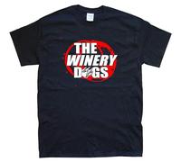 GAOYEA The Winery Dogs Mike Portnoy Unisex 100% Cotton Short-Sleeve T-Shirts Black XL