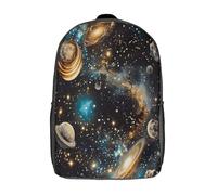 GAOYUCHUN A Sky Full of Galaxies Mochila Infantil,Mochila Kindergarten Niña Niño Mochila Escolar Linda Mochilas Bebe Guardería 3D Toddler Kids Bolso Mochila Preescolar Primaria 17inch