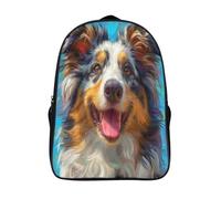 GAOYUCHUN Australian Shepherd Dog Mochilas Mochila Escolar Para Niños Mochila Escolar Mochila Escolar De Dibujos Animados En 3D De Game Para Niños Estudiantes De Primaria Y Secundaria De 40x28x16cm
