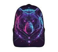 GAOYUCHUN Bear Mochila Infantil,Mochila Escolar Para Niños Mochila Escolar De Dibujos Animados En 3D Mochilas Escolares Anime Mochila 3D Estampado Mochila Bolsa De Viaje Para Niños Y Niñas 40x28x16cm