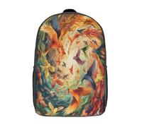 GAOYUCHUN Bird Paradise Mochila Infantil,Mochila Kindergarten Niña Niño Mochila Escolar Linda Mochilas Bebe Guardería 3D Toddler Kids Bolso Mochila Preescolar Primaria 17inch