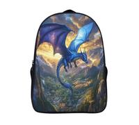 GAOYUCHUN Blue Dinosaur Mochila Infantil,Mochila Kindergarten Niña Niño Mochila Escolar Linda Mochilas Bebe Guardería 3D Toddler Kids Bolso Mochila Preescolar Primaria 40x28x16cm