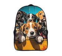 GAOYUCHUN Border Collie Mochilas Mochila Escolar Para Niños Mochila Escolar Mochila Escolar De Dibujos Animados En 3D Para Niños Estudiantes De Primaria Y Secundaria De 40x28x16cm