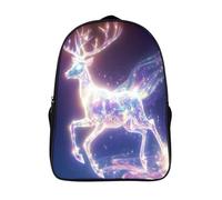 GAOYUCHUN Celestial Deer Mochilas Escolares Para Niños, Mochila Escolar Diseño 3D Con Mochila Infantil Para Colegio Deporte, Regalos Para Niños 40x28x16cm