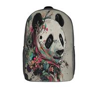 GAOYUCHUN Chinese Panda Mochilas Para Niñas, Niños Mochilas Escolare Juveniles De Primaria Mochila Infantil Impermeable Chica Mochilas De Viaje Colegio Bolsas De Gran Capacidad 17inch