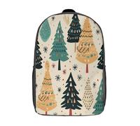 GAOYUCHUN Christmas Theme Cute Patterns Mochila Para Niñas Moda Mochila Escolar Gran Capacidad Kawaii Mochila Escolar Con Lindos Colgantes De Mochila Impermeable Para Niñas 17inch