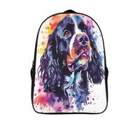 GAOYUCHUN Cocker Spaniel Dog Mochilas Para Niñas, Niños Mochilas Escolare Juveniles De Primaria Mochila Infantil Impermeable Chica Mochilas De Viaje Colegio Bolsas De Gran Capacidad 40x28x16cm