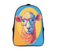 GAOYUCHUN Coloured Sheep Mochilas Para Niñas, Niños Mochilas Escolare Juveniles De Primaria Mochila Infantil Impermeable Chica Mochilas De Viaje Colegio Bolsas De Gran Capacidad 40x28x16cm