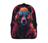 GAOYUCHUN Cool Panda Mochila Niña, Mochilas Escolares,Mochila Infantil Ajustar Con Bolsillos Laterales Y CorreaGran Capacidad Impermeable Mochila,Regalos Para Niñas Niños Y 40x28x16cm