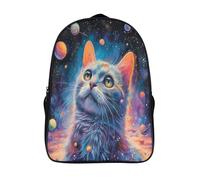 GAOYUCHUN Cosmic Pets Mochilas Para Niñas, Niños Mochilas Escolare Juveniles De Primaria Mochila Infantil Impermeable Chica Mochilas De Viaje Colegio Bolsas De Gran Capacidad 40x28x16cm