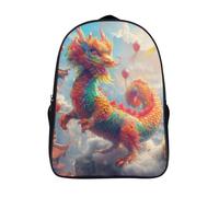 GAOYUCHUN Cute Baby Dragon Mochila Infantil 3D, Mochila Guardería Pequeña Para Mochila Felpa Linda Para Preescolar Con Correa Para El Pecho 40x28x16cm