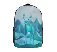 GAOYUCHUN Cute Deer Mochila Infantil 3D, Mochila Guardería Pequeña Para Mochila Felpa Linda Para Preescolar Con Correa Para El Pecho 17inch