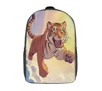 GAOYUCHUN Cute Tiger Mochila Para Niños, Bolsa Para La Escuela Mochilas Infantiles Bolso Del Cabrito Para Niños Pequeños O Niñas 17inch
