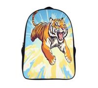 GAOYUCHUN Cute Tiger Mochilas Infantiles, Mochila Escolar Infantil, Bolso De Escuela Mochila De Viaje, Pequeña Guardería Mochila Preescolar 40x28x16cm