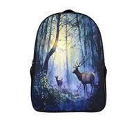 GAOYUCHUN Deer in The Woods Mochila Estudiante Mochila Portátil Universitaria Mochila De Mujer Adolescentes Mochila Escuela Viajar Colegio Cámping Impermeable 40x28x16cm