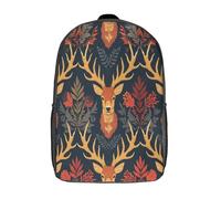 GAOYUCHUN Deer Mochilas Mochila Escolar Para Niños Mochila Escolar Mochila Escolar De Dibujos Animados En 3D Para Niños Estudiantes De Primaria Y Secundaria De 17inch