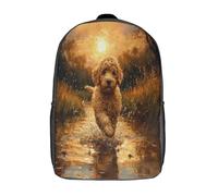 GAOYUCHUN Dudu Dog Mochila Estudiante Mochila Portátil Universitaria Mochila De Mujer Adolescentes Mochila Escuela Viajar Colegio Cámping Impermeable 17inch