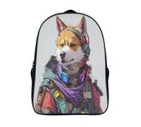 GAOYUCHUN Fox Games Mochila Infantil 3D, Estuche Escolar Y Bolsa Mochilas Escolares Para Niñas Y Niños Material Escolar Vuelta Al Cole De 40x28x16cm