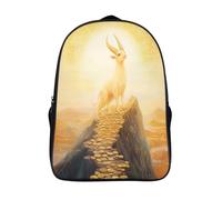 GAOYUCHUN Golden Sheep Mochilas Mochila Escolar Para Niños Mochila Escolar Mochila Escolar De Dibujos Animados En 3D De Game Para Niños Estudiantes De Primaria Y Secundaria De 40x28x16cm