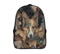 GAOYUCHUN Good Dogs Mochila Para Niños Para Regreso A La Escuela Con Pecho 3D Y Capa De Plegable Para Niños Mochila De Viaje 40x28x16cm
