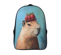 GAOYUCHUN Groundhog Mochila Infantil, Mochila 3D Mochila Guardería Pequeña Para Niñas Mochila Linda Para Preescolar Con Correa Para El Pecho 40x28x16cm