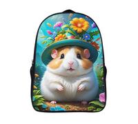 GAOYUCHUN Hamster Mochila Escolar Kindergarten Preescolar Mochila Guardería Infantil Mochila 3D Impermeable Mochila Regalos, Viajes, Intemperie 40x28x16cm